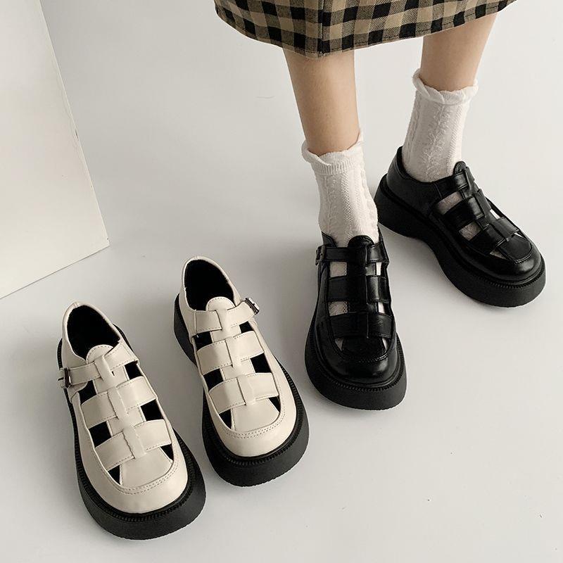 Giày sandal đế dày khoét rỗng thời trang xuân hè năm 2022 cho nữ