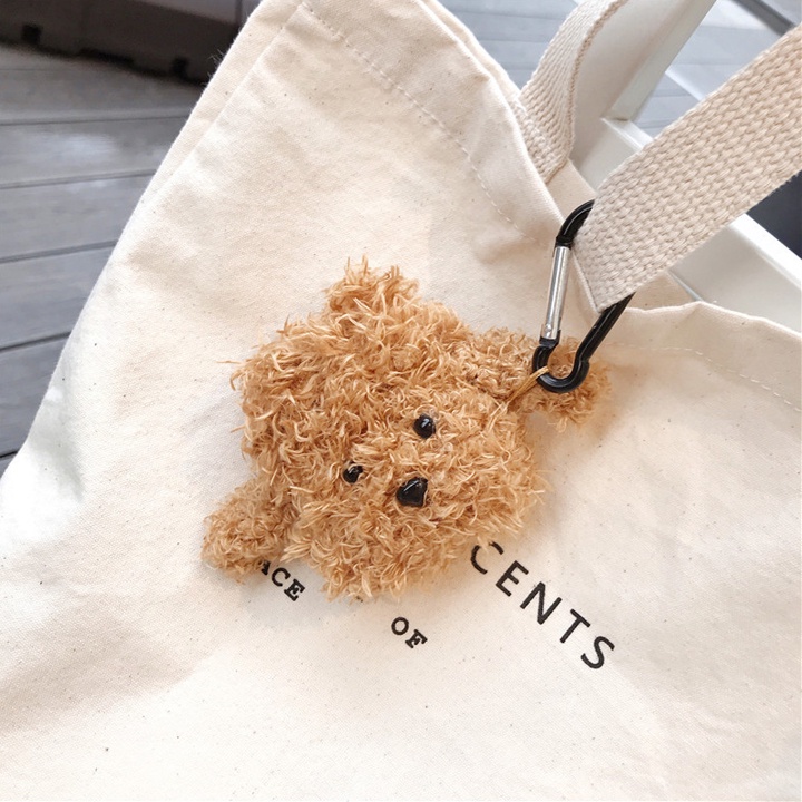 Ốp Airpods 1/2/3/Pro Chó Bông Teddy, Case Airpods dễ thương - Mã TSN338