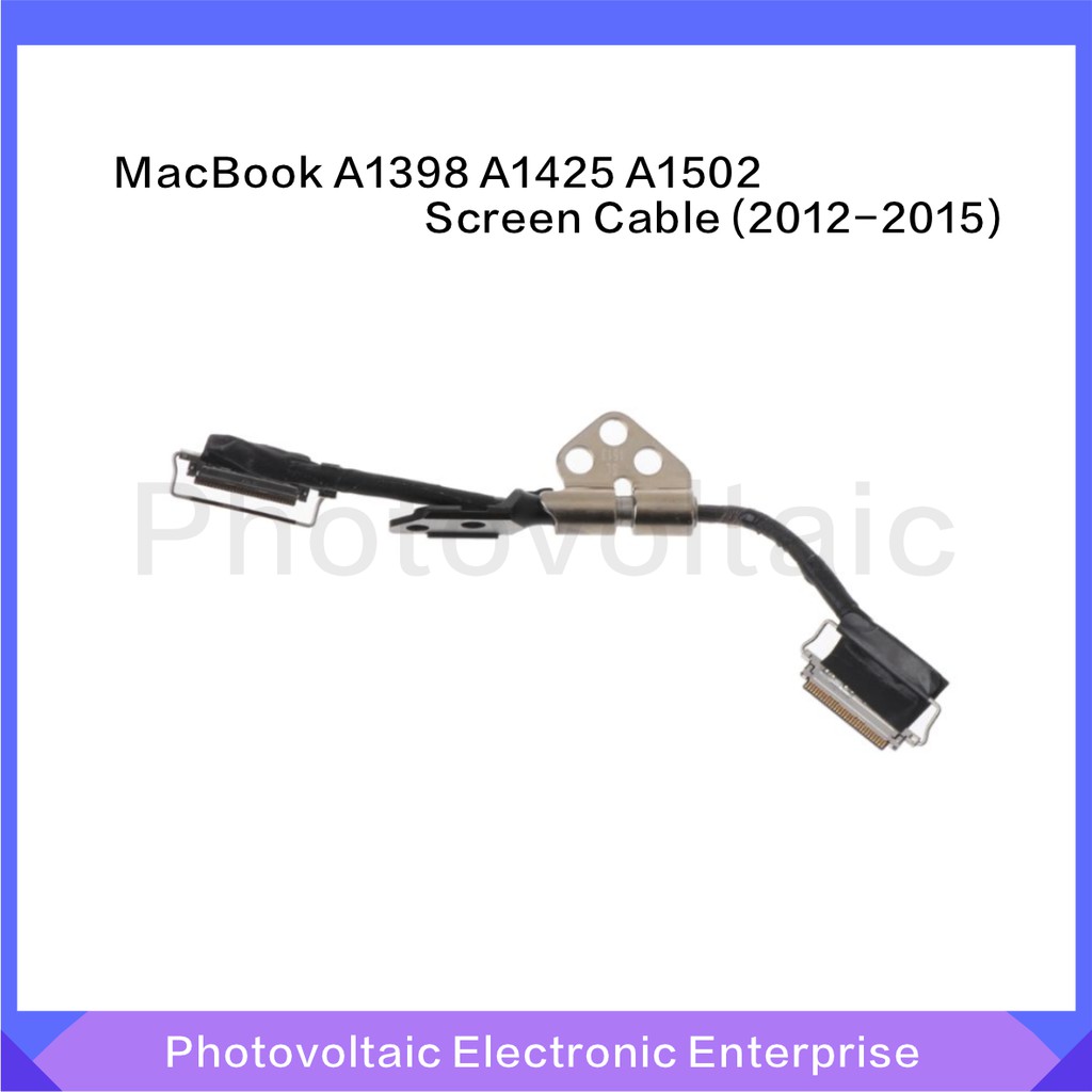 Mới Dây Cáp Màn Hình LCD + Bản Lề 15 "2012 2013 2014 2015 A1398 A1425 A1502 Cho MacBook Pro Retina A1398