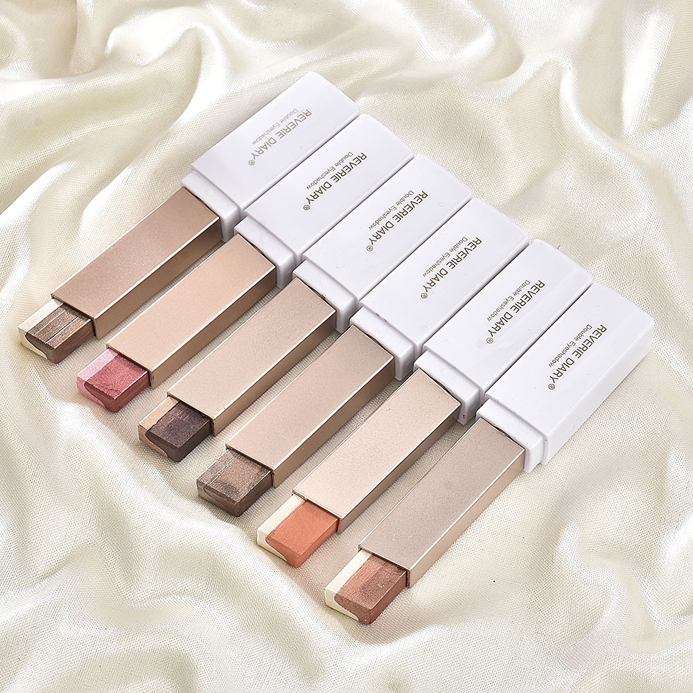 【sweet】woman waterproof long-lasting Matt gradient Two-color rotation Eyeshadow for beginner | BigBuy360 - bigbuy360.vn