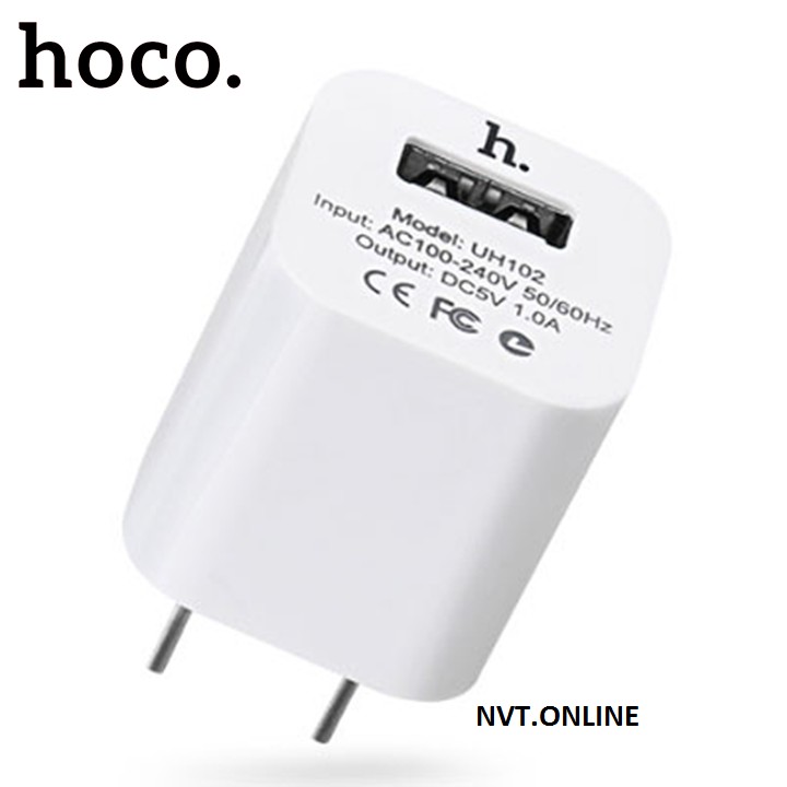 Củ sạc 1A HOCO UH 102 (Trắng) chính hãng