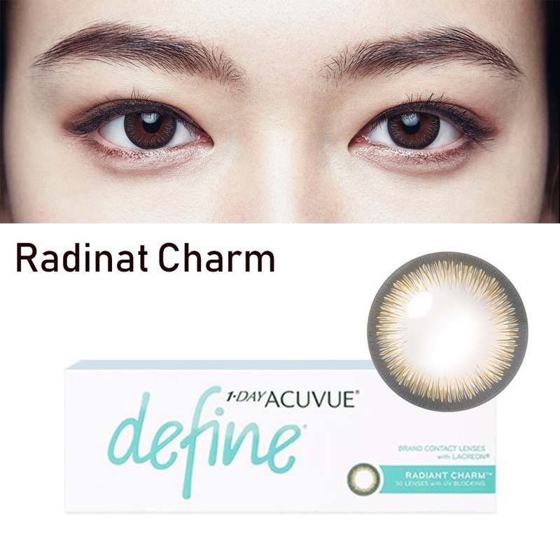 (8.5/14.2) Kính áp tròng màu 1 ngày cận &gt;9 ACUVUE Define (Johnson &amp; Johnson)