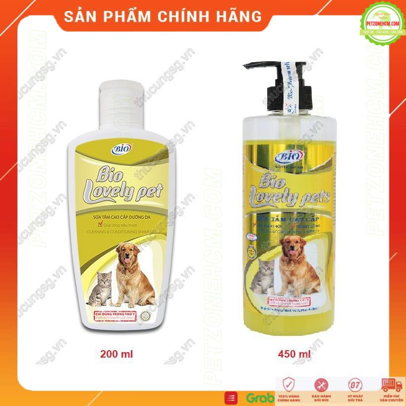 Sữa tắm dưỡng da lông cao cấp cho chó mèo - Bio Lovely Pet (chai 450ml)