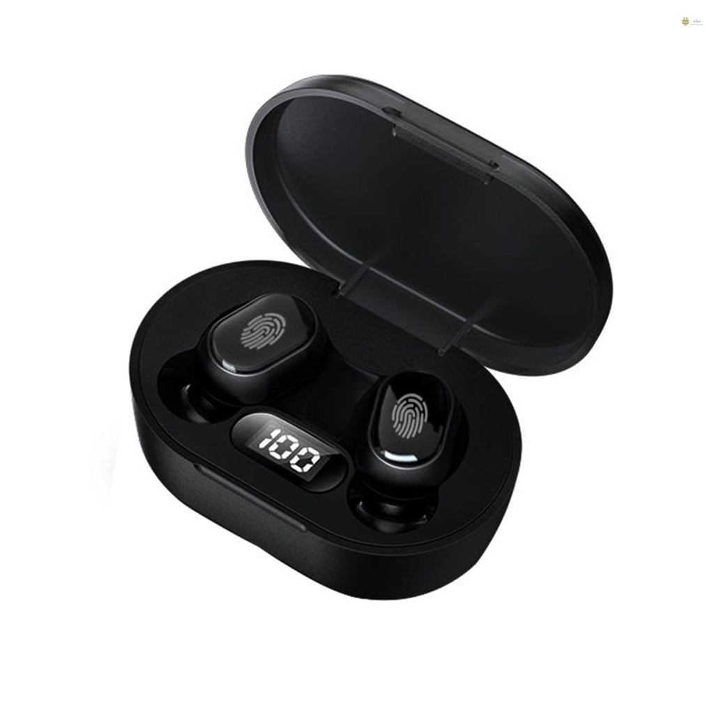 Tai Nghe Nhét Trong Không Dây Stereo-100 Chống Nước BT 5.1 Điều Khiển Cảm Ứng Âm Thanh Có Đèn LED