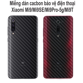 Miếng dán cacbon bảo vệ điện thoại Xiaomi Mi9/Mi9SE/Mi9Pro/Mi9T