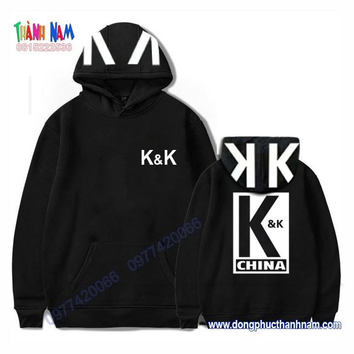 áo hoodie K&K CHINA trong phim hót - cá mực hầm mật - hàng đủ size in theo yêu cầu