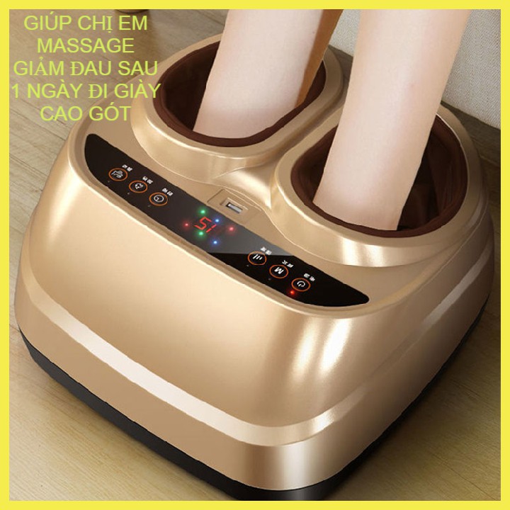Máy Massage Chân Xoa Bóp Bấm Huyệt, Trị Liệu Chính Hãng Giúp Thư Giãn Sau Nhưng Ngày Làm Việc Mệt Mỏi