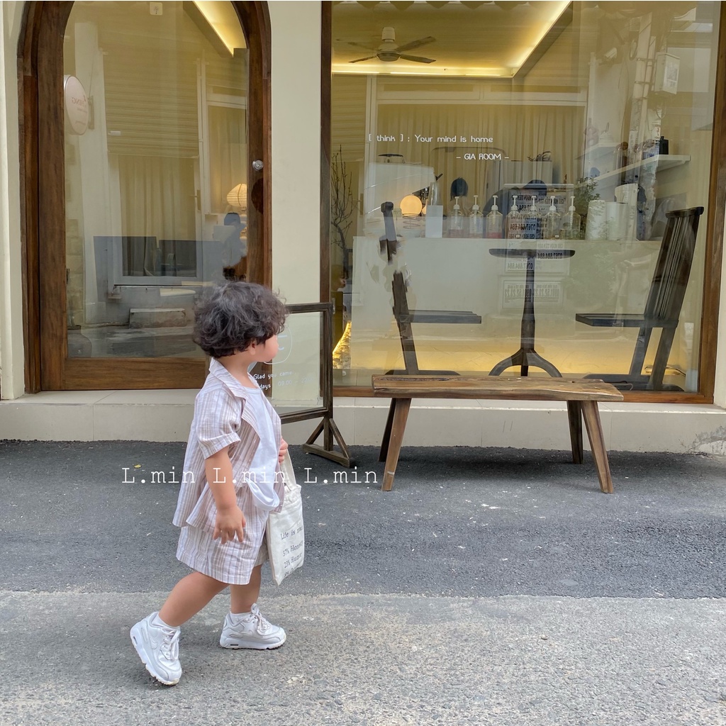 Set sơ mi + quần cho bé không kèm áo bên trong