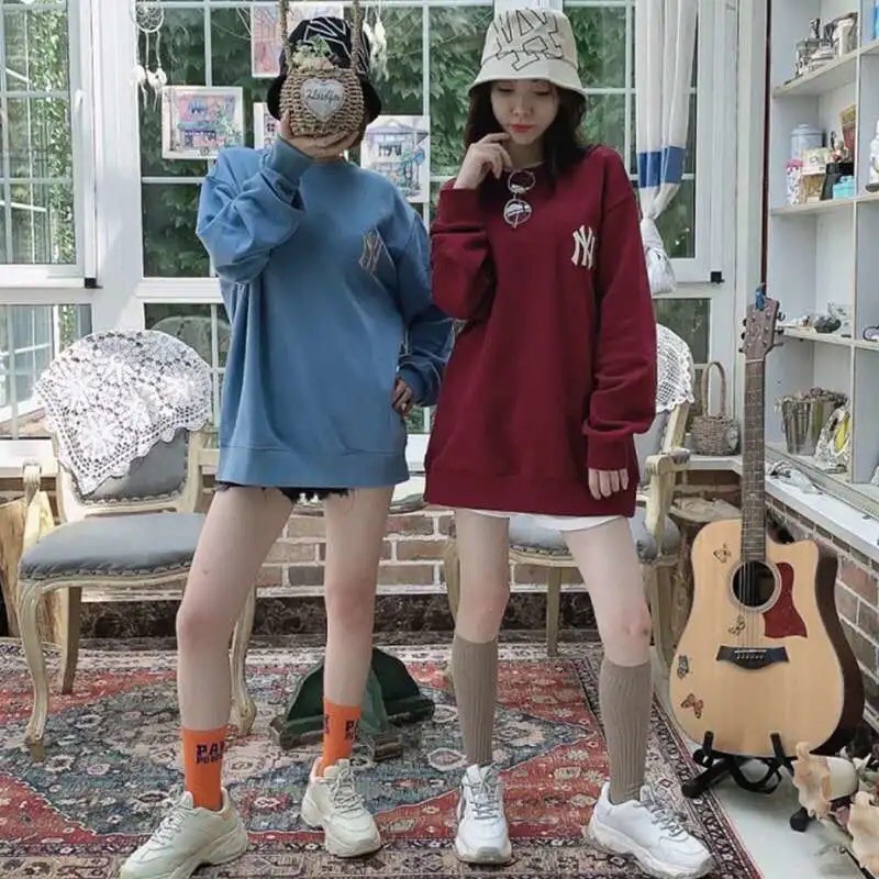 Áo nỷ in chữ Ny ảnh thật sẵn hàng