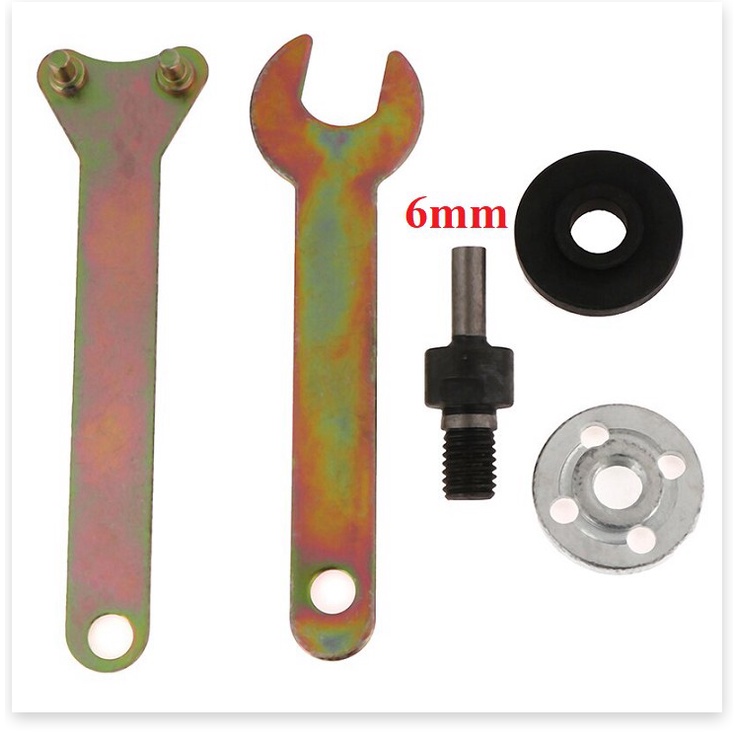 Đầu Chuyển Máy Khoan Thành Máy Cắt, Máy Cưa, Máy Mài TRỤC 6mm hoặc 10mm vavf các loại phụ kiện