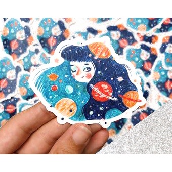 In 70 sticker cán kim tuyến in theo yêu cầu