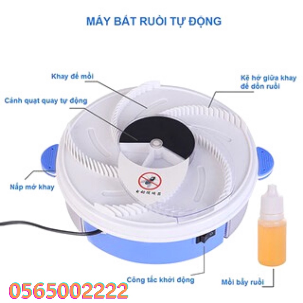 Máy bắt ruồi tự động không dùng hóa chất/Máy bắt ruồi chạy điện thông minh FLYTRAP, Edoo YD-218