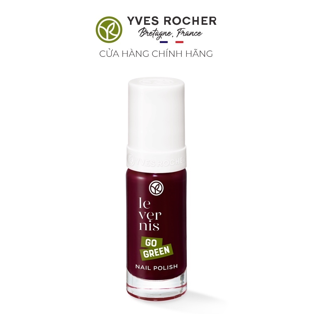 Sơn móng tay Yves Rocher GO GREEN NAIL POLISH 5ML - 16 MYSTERIOUS PLUM