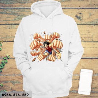 In áo hoodie LUFFY cực chất