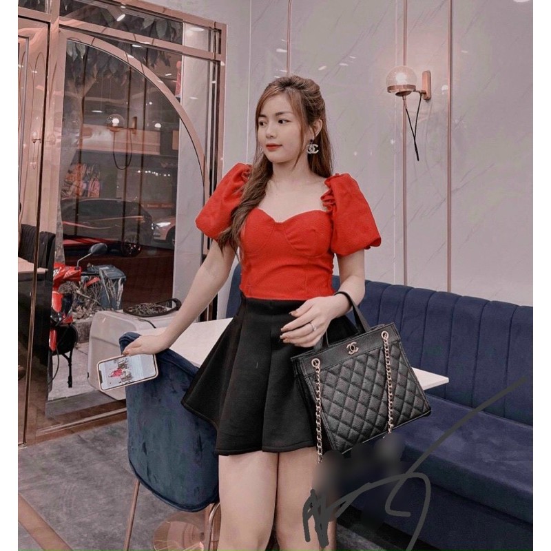 Túi Đeo Vai Túi Xách Nư Da Sần Kèm Khăn Lụa