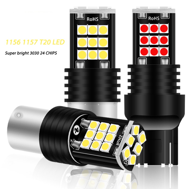 Đèn LED Kevanly siêu sáng T20 1157 1156 BA15s W21W P21 5W làm đèn tín hiệu xi nhan/thắng xe hơi