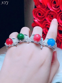 Nhẫn song long ngậm ngọc