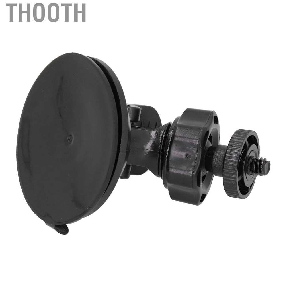 Giá đỡ máy ảnh có giác hút 1/4 inch màu đen gắn kính chắn gió xe hơi cho DV GPS | BigBuy360 - bigbuy360.vn