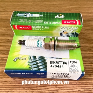 (Chính Hãng Denso) Combo 4 Bugi IKH20TT Iridium Toyota Innova, Fortuner, Camry, Hiace..