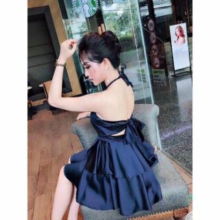 🎀🎀🎀Đầm yếm phi bóng xếp tầng cực xinh mới về nha cả nhà kèm mút ngực luôn nhé