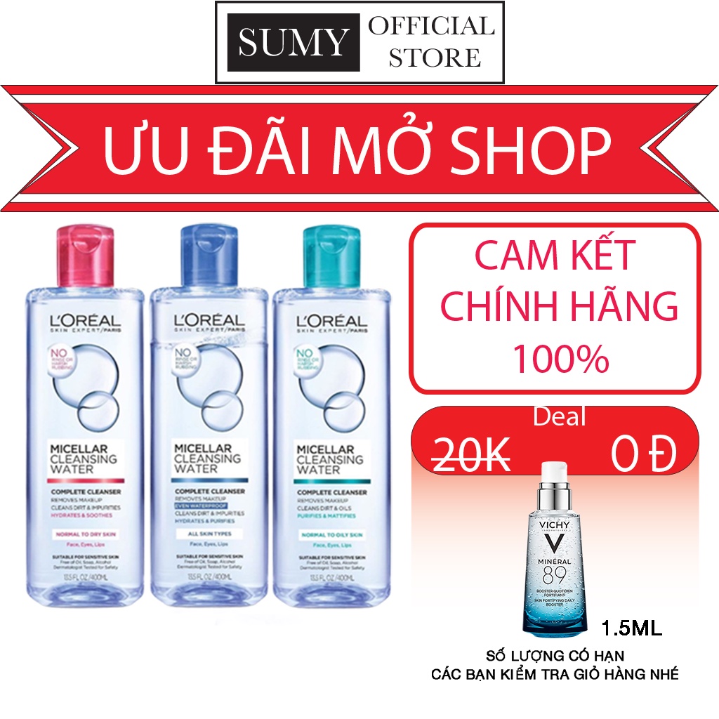 Nước tẩy trang Loreal Micellar Water - SUMY | BigBuy360 - bigbuy360.vn