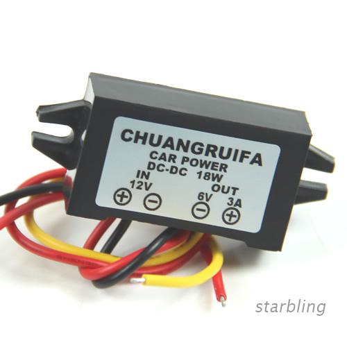 MỚI Bộ chuyển đổi giảm áp 12V sang 6V 18W Max 3A DC/DC