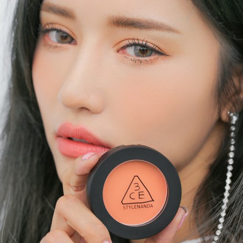 Má Hồng 3CE Face Blush che khiếm khuyết sắc màu tươi tắn