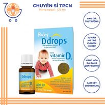 Baby D drops Vitamin D3 cho trẻ sơ sinh 90 giọt của Mỹ (deal mới)