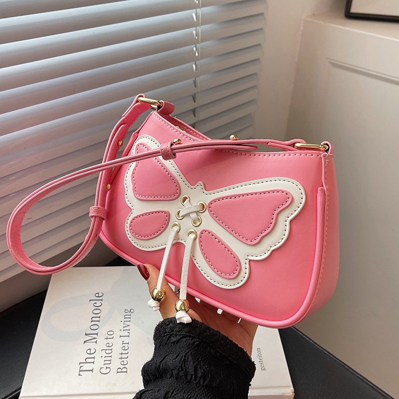 IELGY Túi Đeo Chéo In Họa Tiết Bươm Bướm Thời Trang Cho Nữ