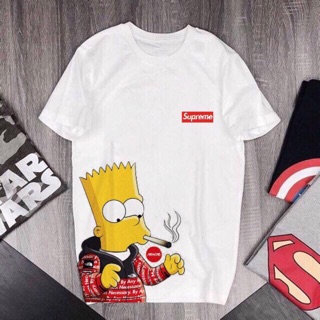 Áo thun nam nữ simpson supr có bigsize