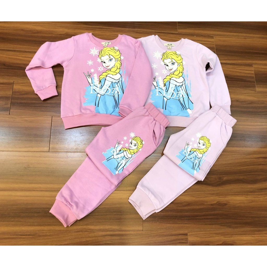 Bộ nỉ bông HM cho bé gái sz 9-14 (18-40kg)