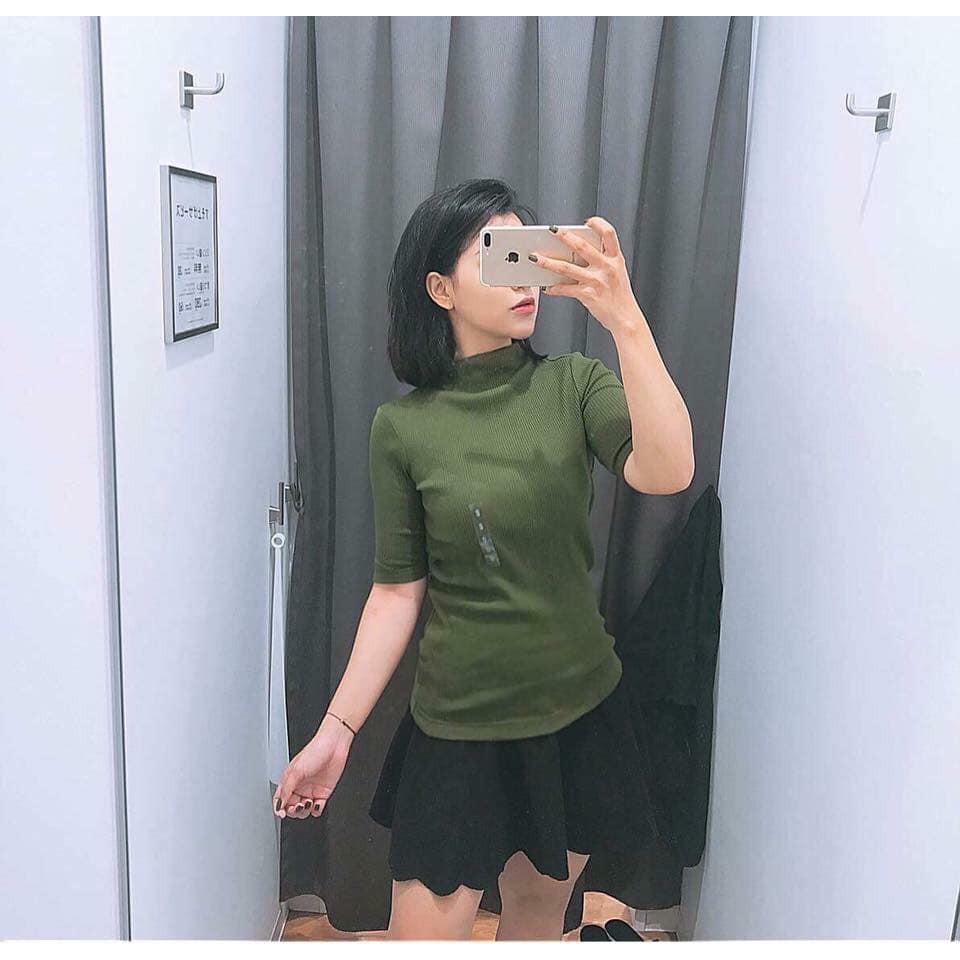Áo thun tay lỡ Uniqlo Nhật xách tay