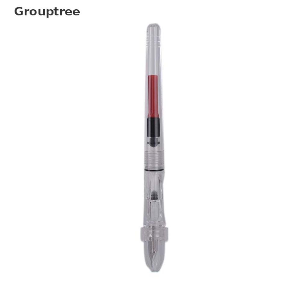 Grouptree Transparent High Capacity Fountain Pen Extra Fine/Fine Nib 0.38mm VN