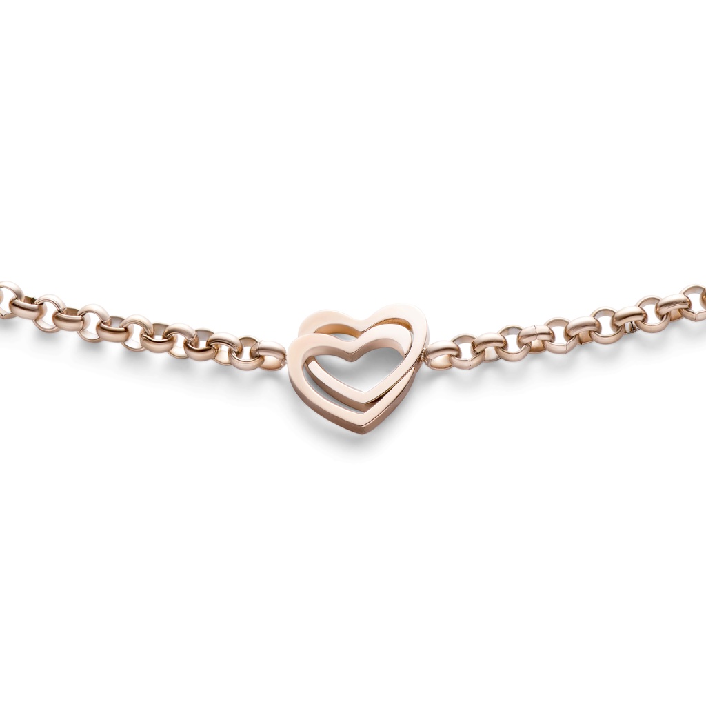 Vòng Tay Nữ Curnon Ivy Bracelet  - Trang Sức Phụ Kiện Đeo Tay Thời Trang - Thiết Kế Basic lãng mạn hoạ tiết trái tim đan