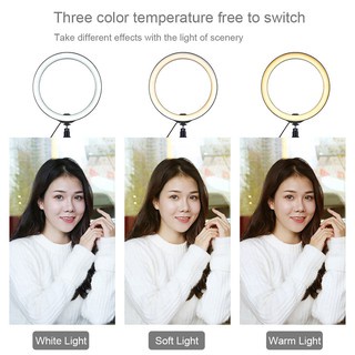 Đèn livestream 33 cm +1 kẹp + 1 chân