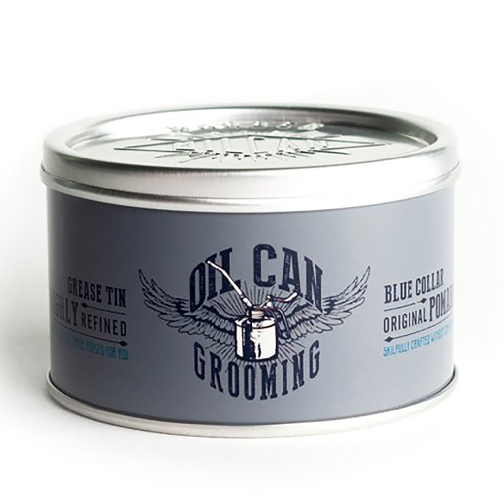 Pomade tạo kiểu tóc Oil Can Grooming Blue Collar Original Pomade 100ml