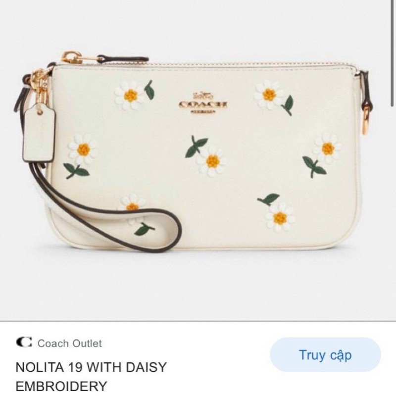 TÚI COACH NOLITA HOA CÚC