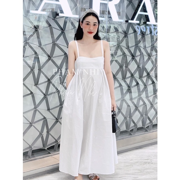 VÁY MAXI SUÔNG ZARA XUẤT DƯ XỊN ĐI BIỂN DU LỊCH THOẢI MÁI