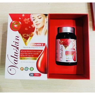 Vitamin e đỏ valuskin nguyên liệu nhập khẩu thụy sĩ,bột saffron,tinh dầu hoa anh thảo,
