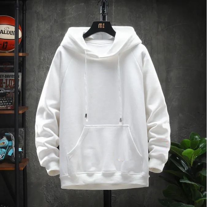 Áo khoác hoodie nỉ trơn unisex nam nữ có mũ 2 túi trước phom rộng nhiều màu