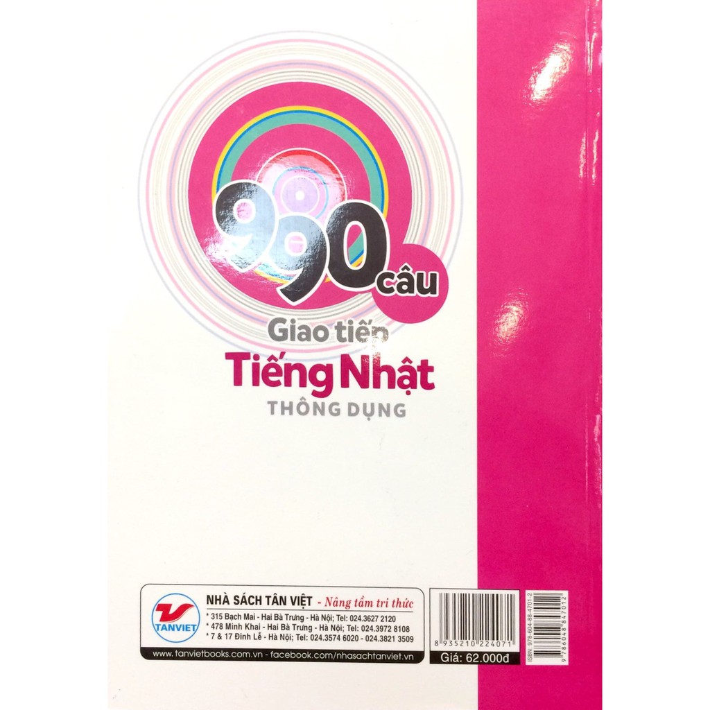 Sách - 990 Câu Giao Tiếp Tiếng Nhật Thông Dụng