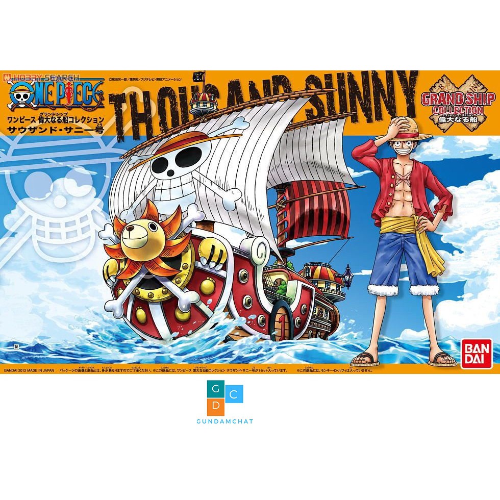 Đồ chơi mô hình lắp ráp thuyền tàu Thousand Sunny - One piece cực đẹp