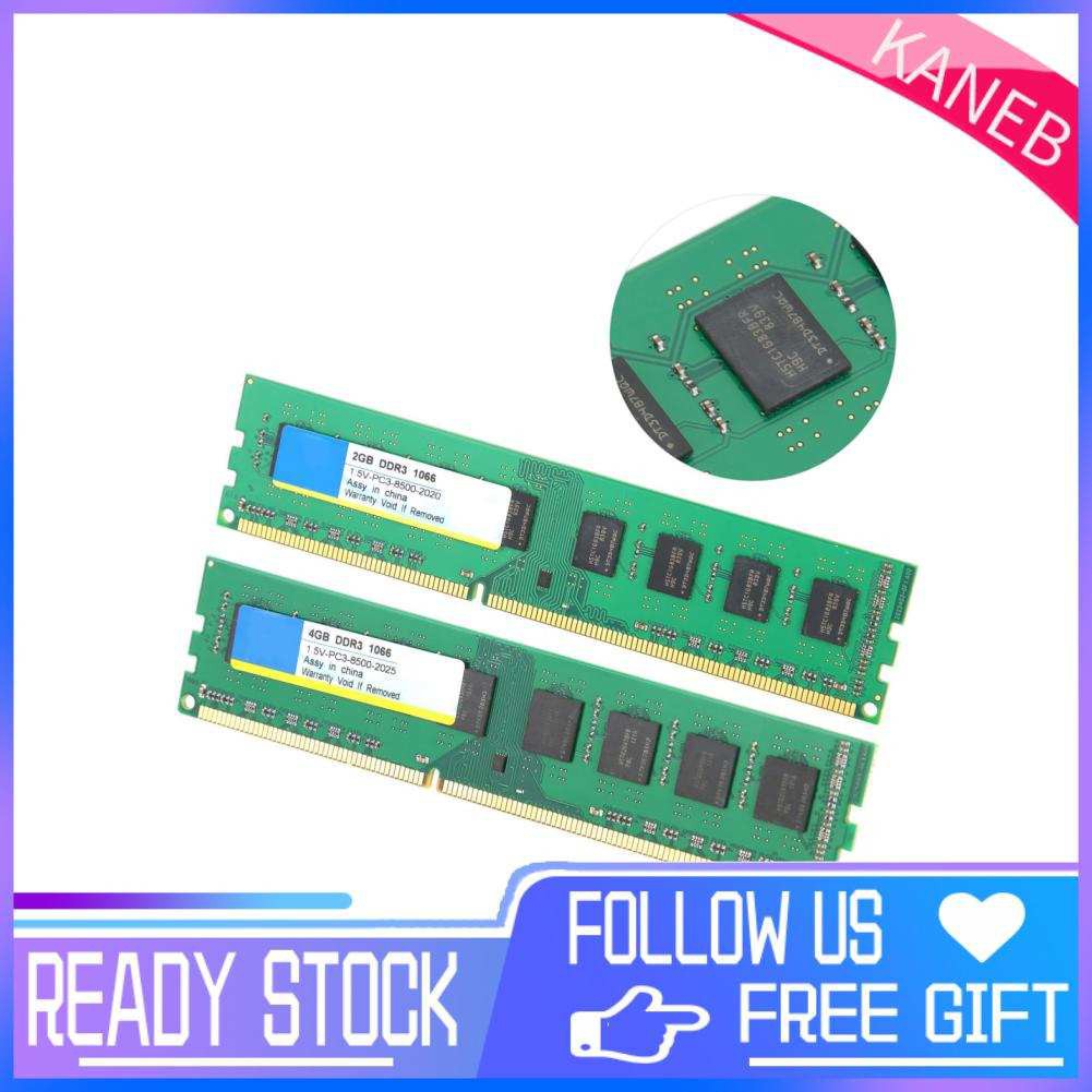 Bảng Mạch Bộ Nhớ Ddr3 2gb / 4gb 1066mhz Pc3-8500 1.5v Dành Cho Máy Tính