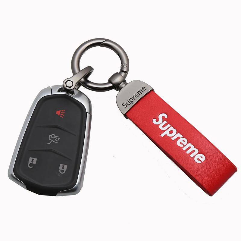 Móc Khóa In Chữ Supreme &amp; Os Thời Trang Âu Mỹ