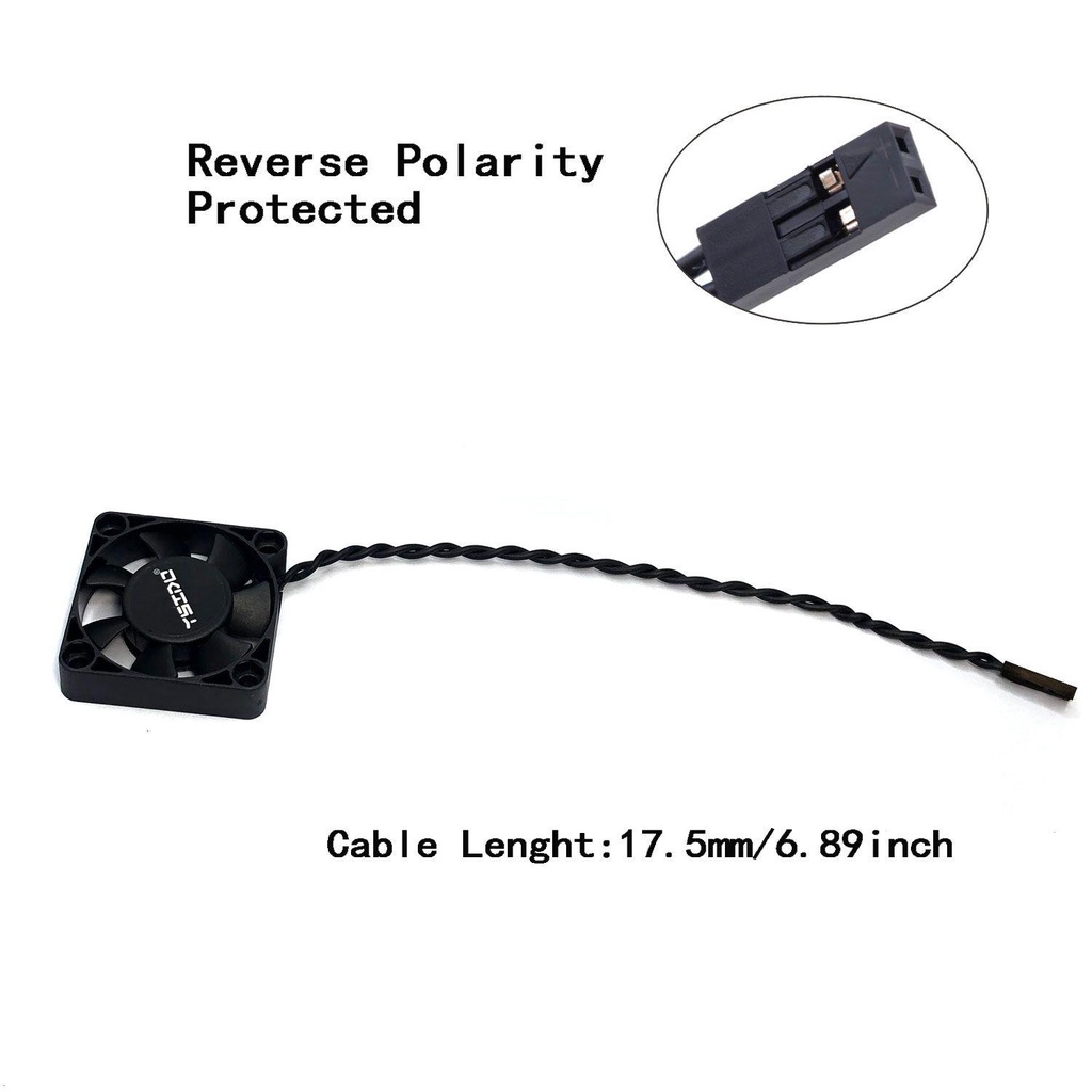 2 Phụ Kiện Tản Nhiệt Cho Xe Điều Khiển Từ Xa 1 / 7 1 / 8 1 / 10 ESC 16000RPM