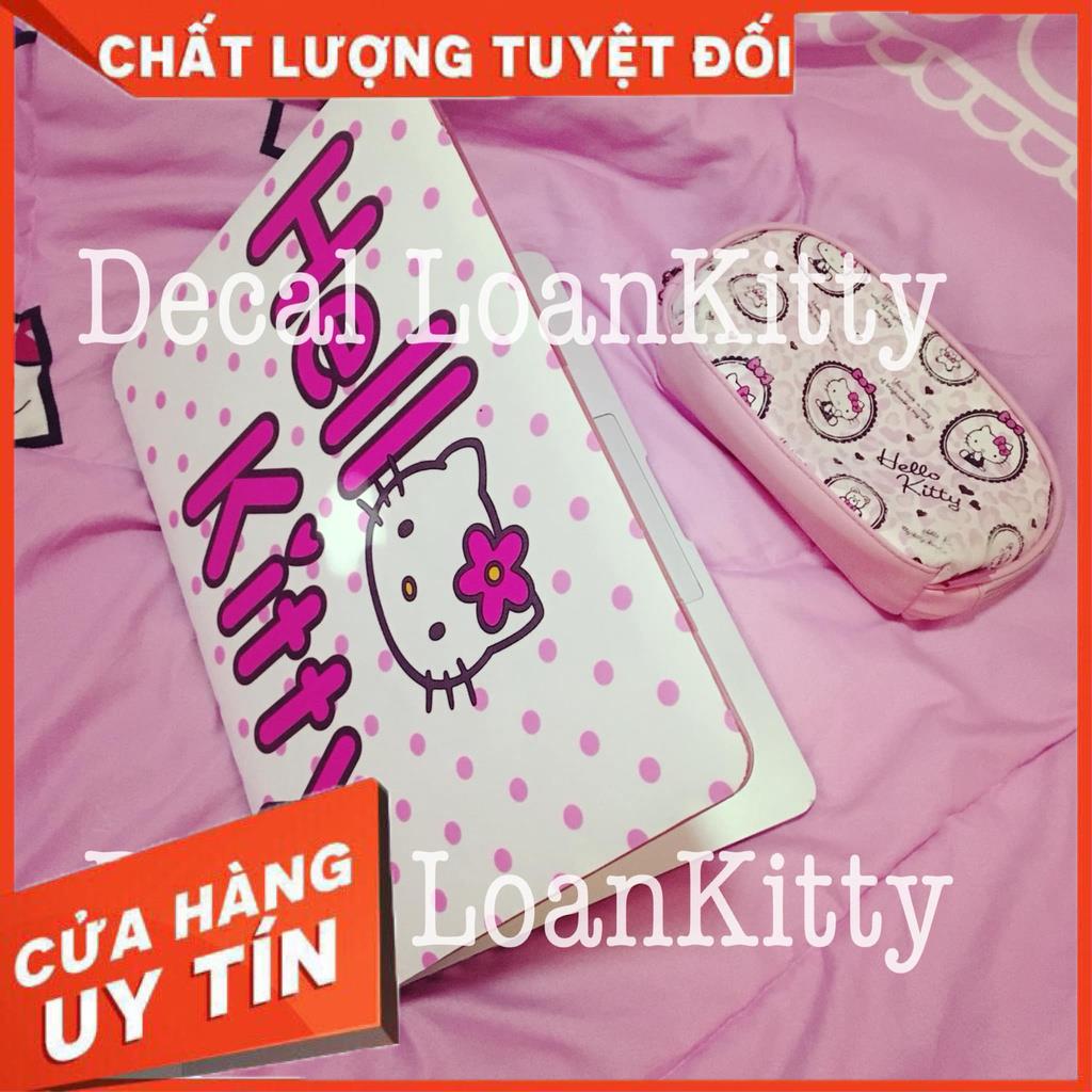 🌸LoanKitty🌸decal dán laptop độc quyền Kitty mẫu mới siu cuteee 😘
