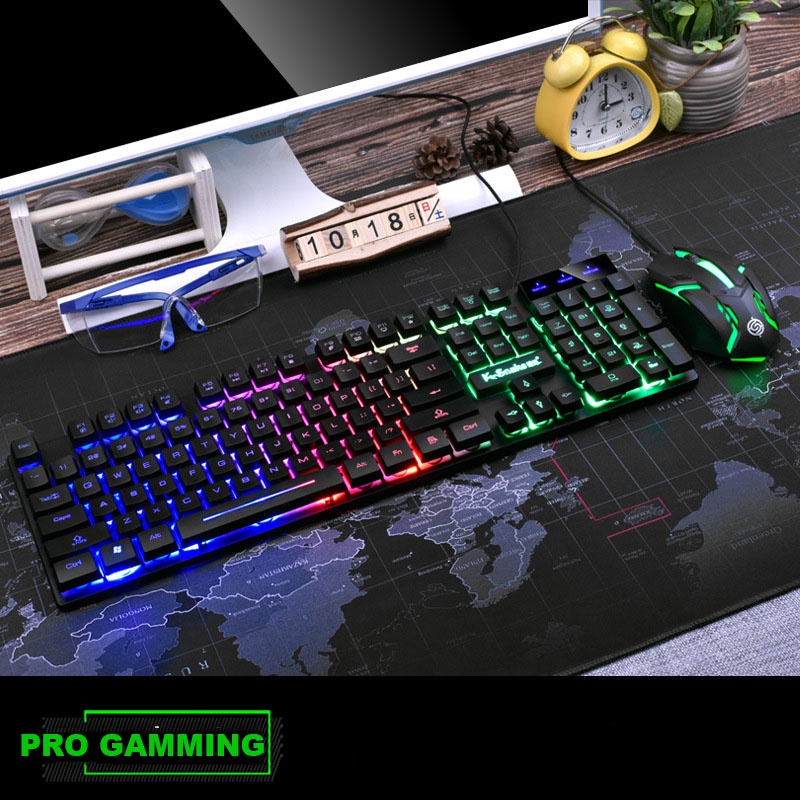 Bộ Bàn Phím Chuột GTX320 Gamming Chơi Game Cực Đỉnh Chuyên Nghiệp