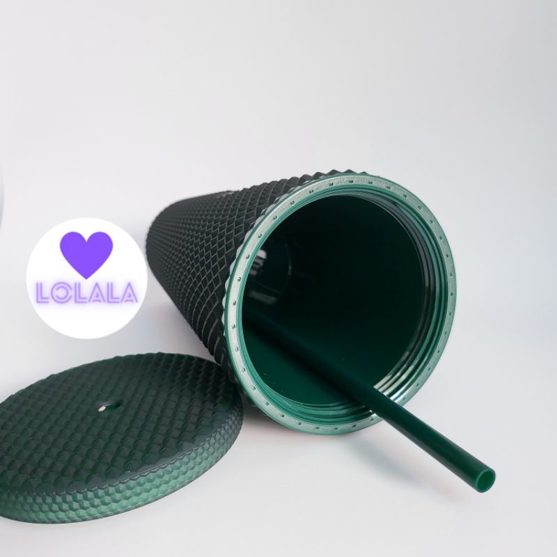 Ly Starbucks Matte Dark Green 24oz 710ml