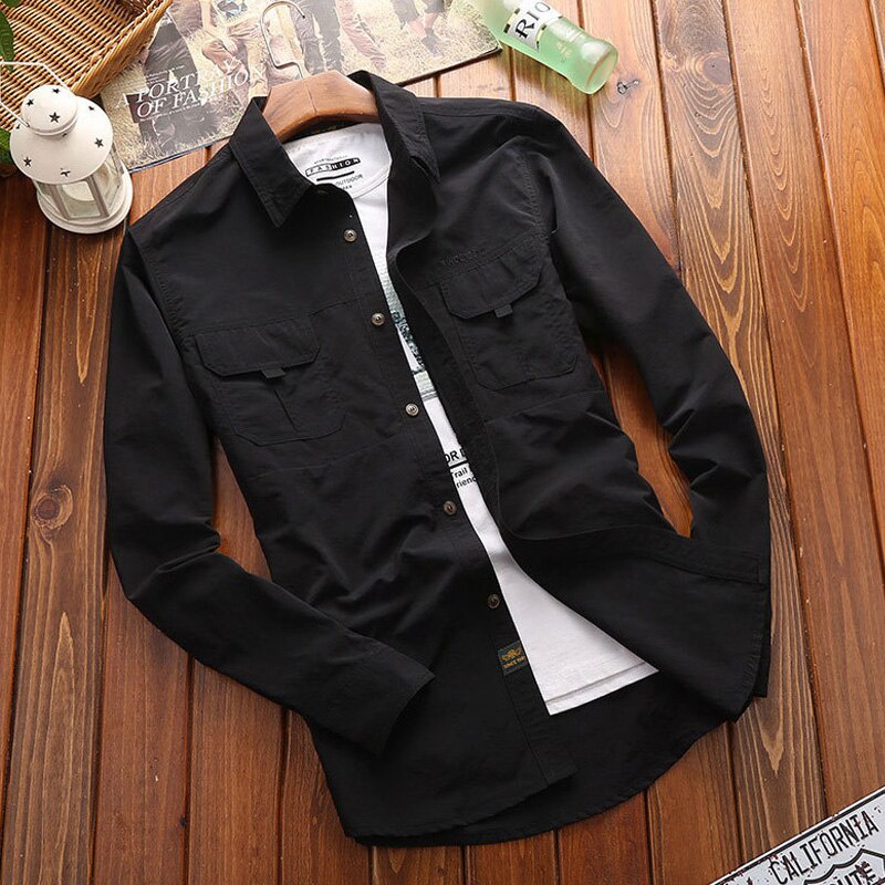 Áo Chiến Thuật Phong Cách Quân Đội Cho Nam