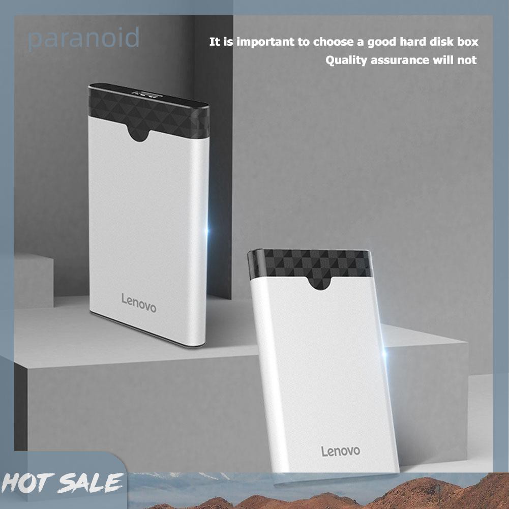 Vỏ Ổ Cứng Ngoài Paranoid Lenovo S-03 USB 3.1 SATA HDD SSD Box 6Gbps 2.5 inch Ốp | BigBuy360 - bigbuy360.vn